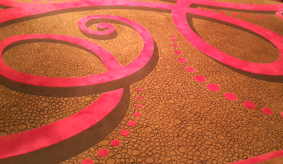 Prism hadncrafted rug used for interrior commercial design